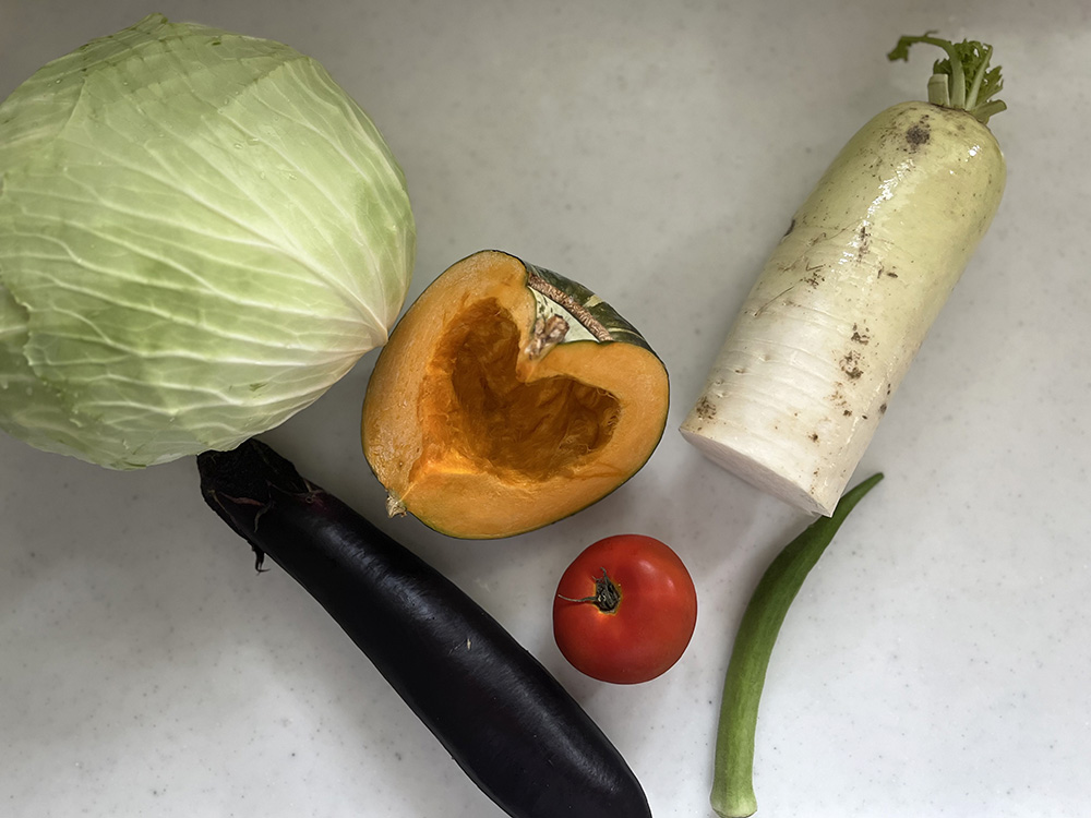 夏野菜の食材